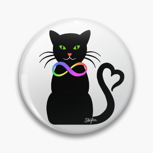 Item preview, Heartcat x Autisticat  designed and sold by Starfire Studio.