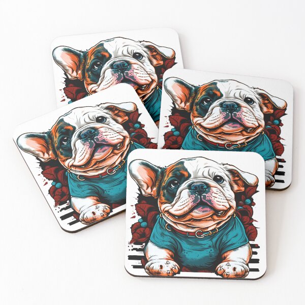 Item preview, Bulldog Puppy Smiling  designed and sold by mydoglove.
