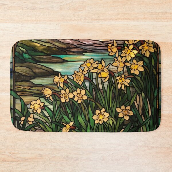 Item preview, Stained Glass Spring Daffodils designed and sold by Matt's Artificial Nature.