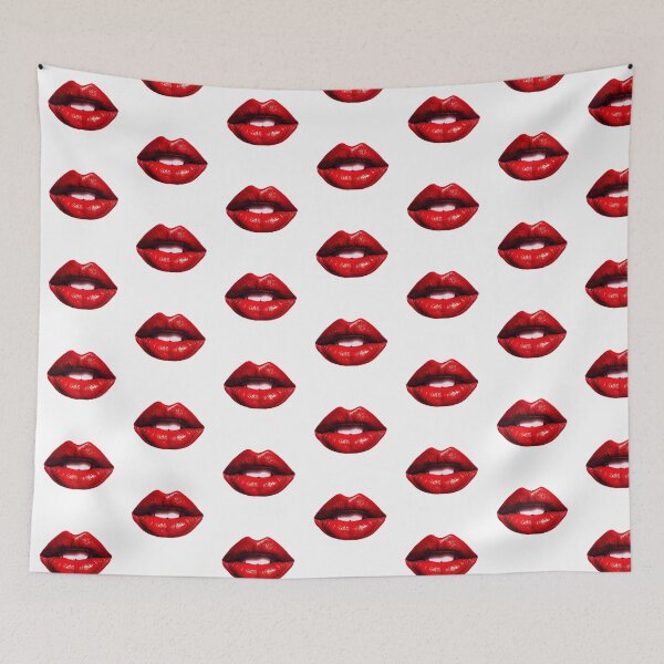 Item preview, Scarlet Temptation: Lips Parted in Seduction designed and sold by AdrianStyleArt.