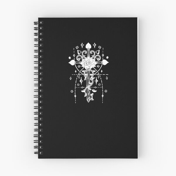 Item preview, Floral Crucifix Notebook designed and sold by Ninjakandy.