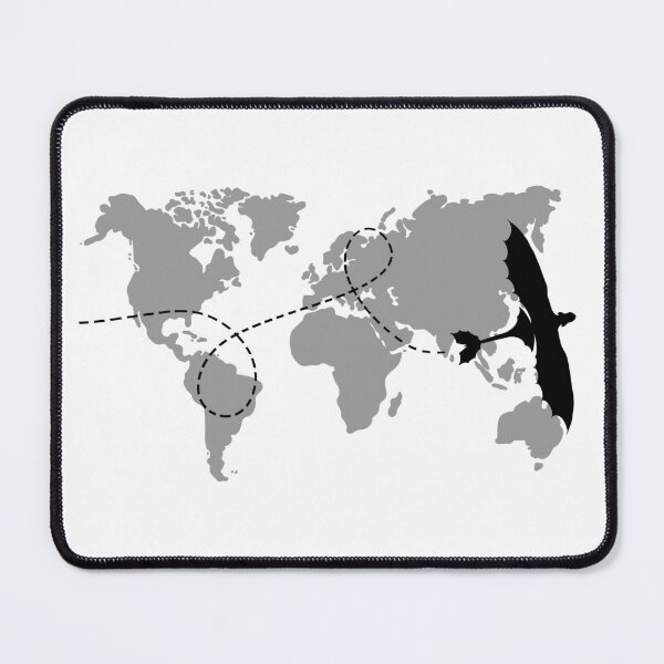 Item preview, Toothless Travels the World designed and sold by TheSimpleEdge.