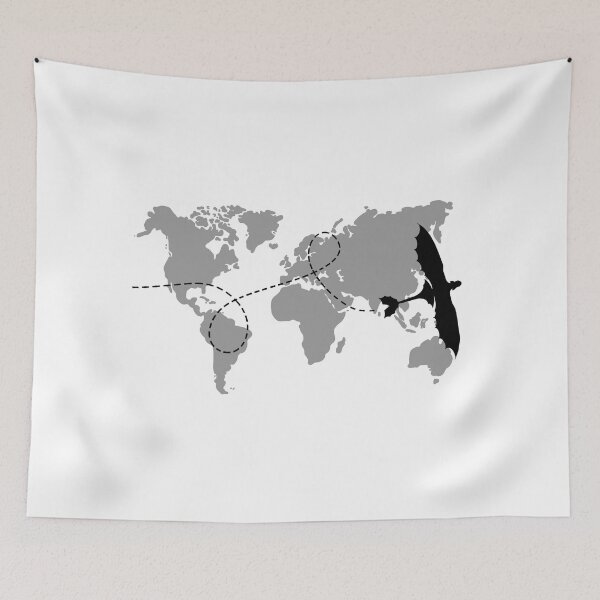 Item preview, Toothless Travels the World designed and sold by TheSimpleEdge.