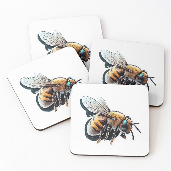 Artikelvorschau, Bienenaufkleber entworfen und verkauft von Ominido.
