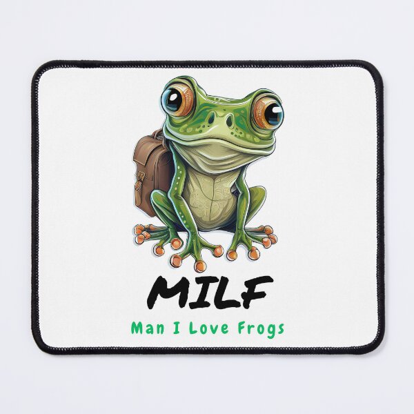 Item preview, Man I Love Frogs MILF New School Cute Frog Design designed and sold by BrinaandPops.