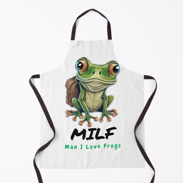 Item preview, Man I Love Frogs MILF New School Cute Frog Design designed and sold by BrinaandPops.