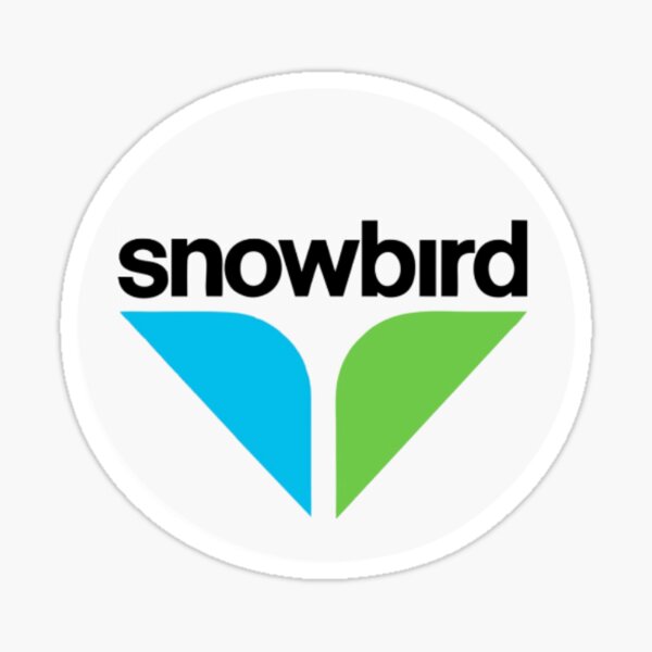 Item preview, Best Seller Snowbird  designed and sold by Lift Line Stickers.