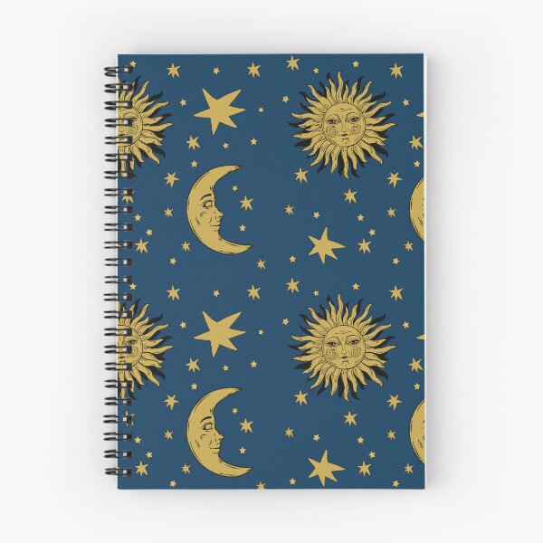 Item preview, 90s Whimsi-goth Celestial Sun And Moon Pattern designed and sold by kpvart.