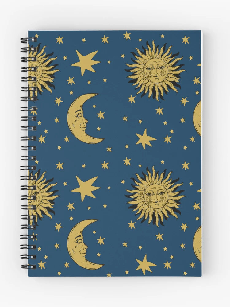 90s Whimsi-goth Celestial Sun And Moon Pattern