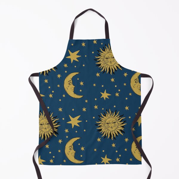 Item preview, 90s Whimsi-goth Celestial Sun And Moon Pattern designed and sold by kpvart.