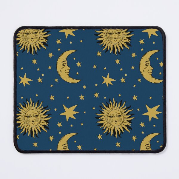 Item preview, 90s Whimsi-goth Celestial Sun And Moon Pattern designed and sold by kpvart.