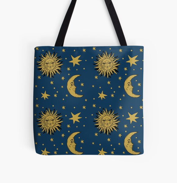 Item preview, 90s Whimsi-goth Celestial Sun And Moon Pattern designed and sold by kpvart.