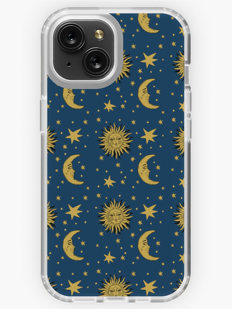 90s Whimsi goth Celestial Sun And Moon Pattern