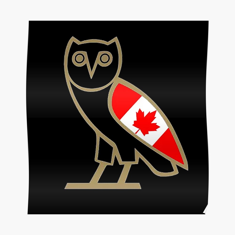OVO OWL CANADA T SHIRT SZ S MERCH TOUR TORONTO FLAG DRAKE