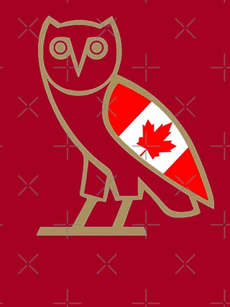 OVO OWL CANADA T SHIRT SZ S MERCH TOUR TORONTO FLAG DRAKE