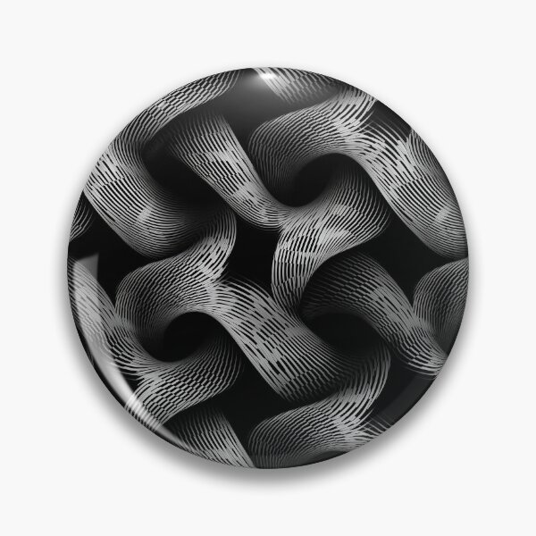 Item preview, High Repeat Ethereal Wavy Swirls Monochrome Odyssey | Seamless Pattern designed and sold by Adam Prettyjohns.