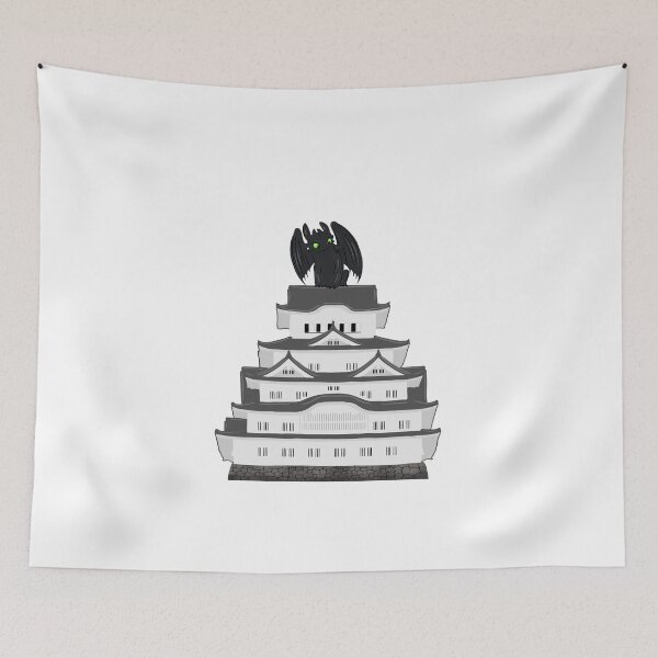 Item preview, Toothless Travels - Himeji, Japan designed and sold by TheSimpleEdge.