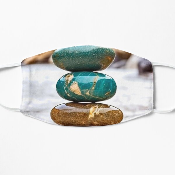Zen Balancing Seid Stacking Stones On A Riverbank - I