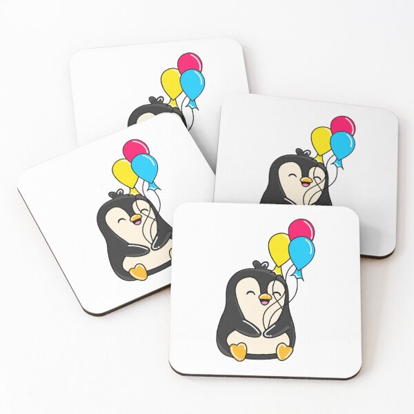 Item preview, Birthday Penguin With Balloons designed and sold by Haiz19.