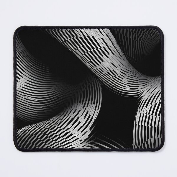 Item preview, Large Print Ethereal Wavy Swirls Monochrome Odyssey | Seamless Pattern designed and sold by Adam Prettyjohns.