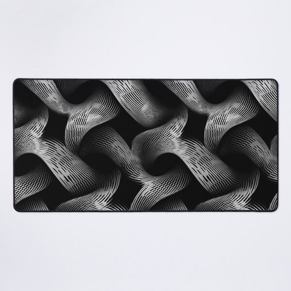 Item preview, Large Print Ethereal Wavy Swirls Monochrome Odyssey | Seamless Pattern designed and sold by Adam Prettyjohns.