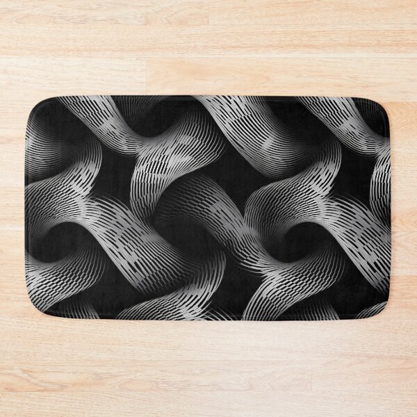 Item preview, Large Print Ethereal Wavy Swirls Monochrome Odyssey | Seamless Pattern designed and sold by Adam Prettyjohns.