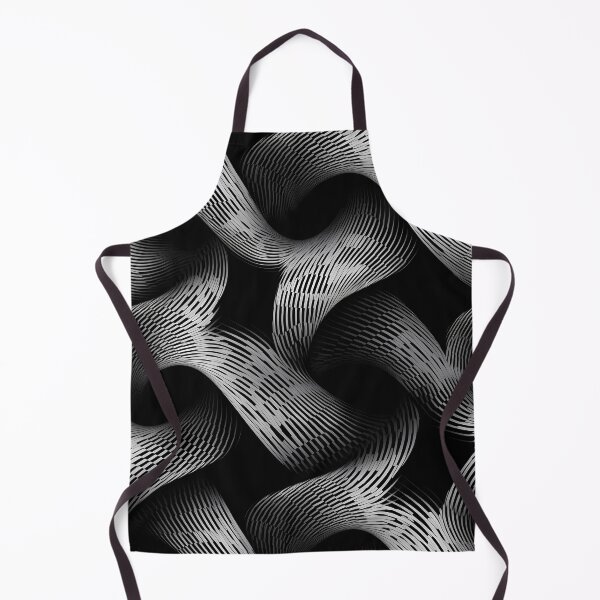 Item preview, Large Print Ethereal Wavy Swirls Monochrome Odyssey | Seamless Pattern designed and sold by Adam Prettyjohns.
