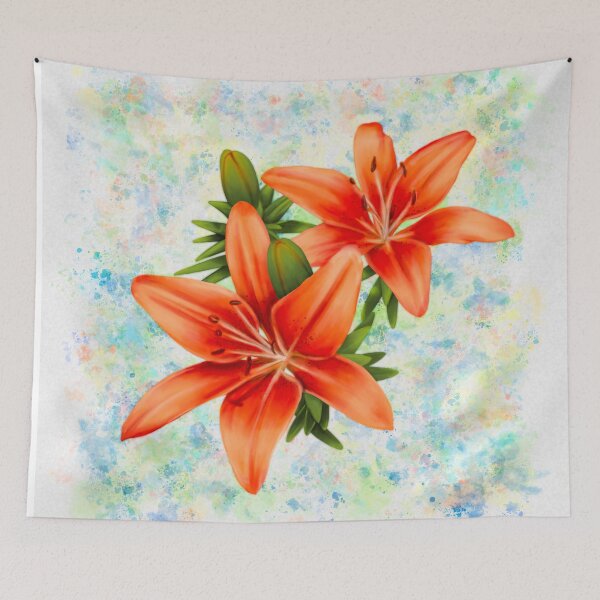 Item preview, Asiatic Lily designed and sold by Spennig Aisling Art.