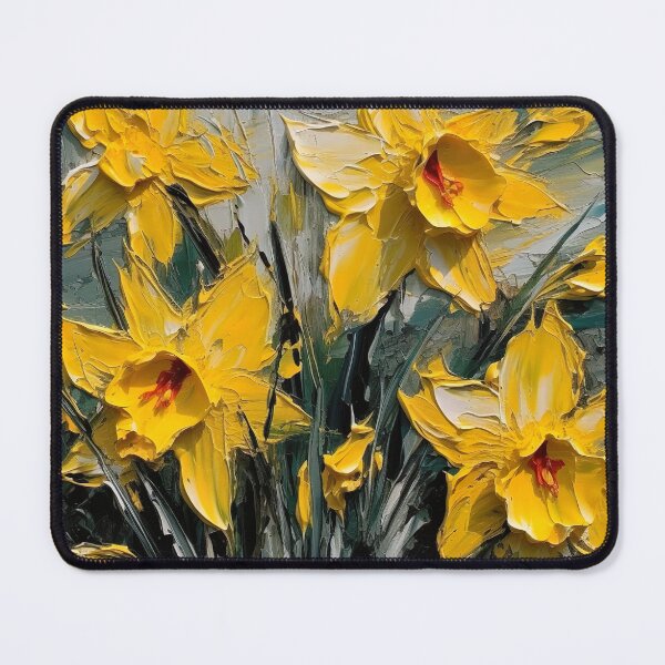 Item preview, Finger Painted Spring Daffodils designed and sold by Matt's Artificial Nature.