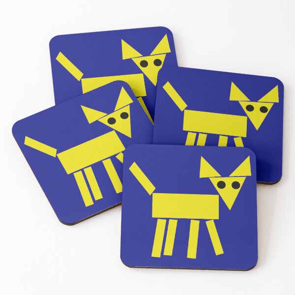 Item preview, Basic Yellow Geometric Dog designed and sold by Karen Simon.