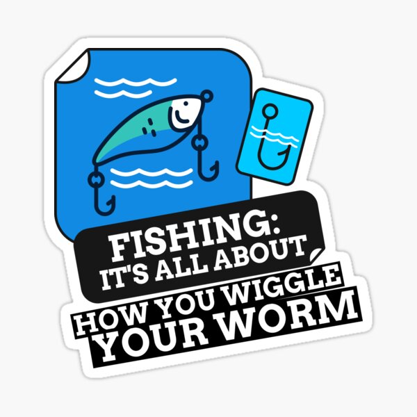 Dirty Fishing Stickers, Unique Designs