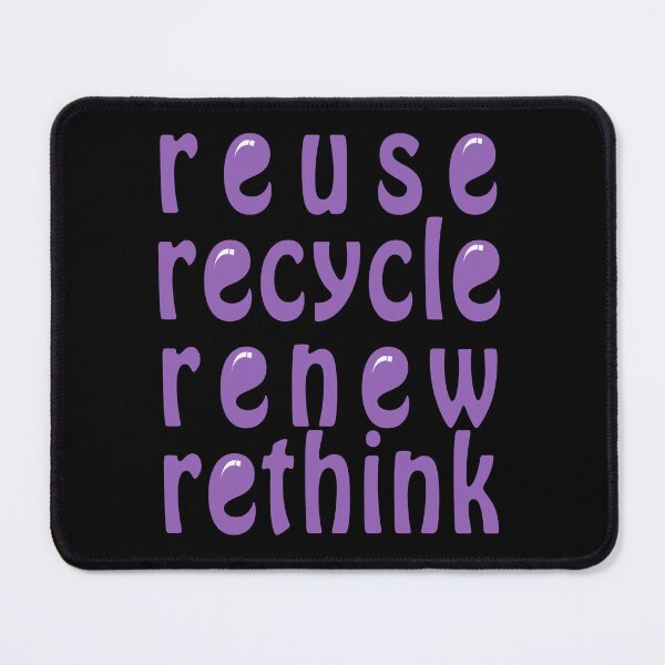 Item preview, Recycle Reuse Renew Rethink Typography Design designed and sold by Ching Teoh.