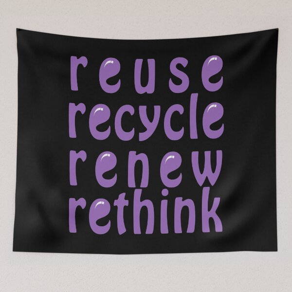Item preview, Recycle Reuse Renew Rethink Typography Design  designed and sold by Ching Teoh.