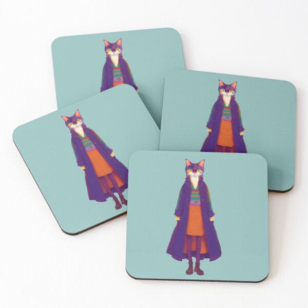 Item preview, Hipster Cat V29 designed and sold by HipsterAnimals.