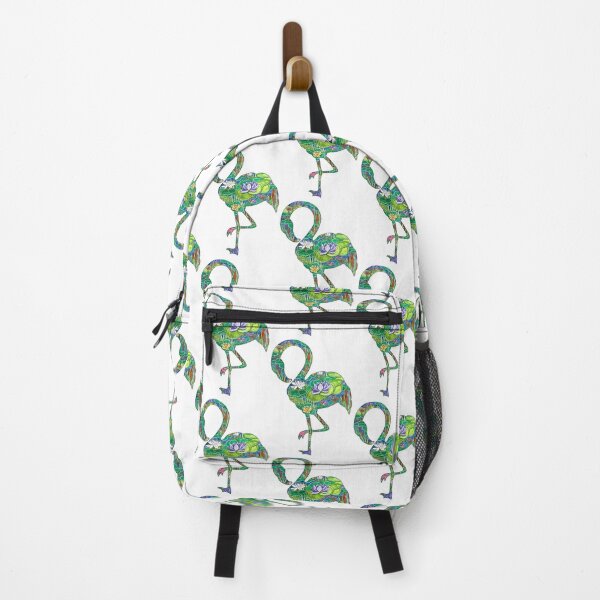 Item preview, Watercolor Flamingo Floral Silhouette designed and sold by Sproutopia-Art.