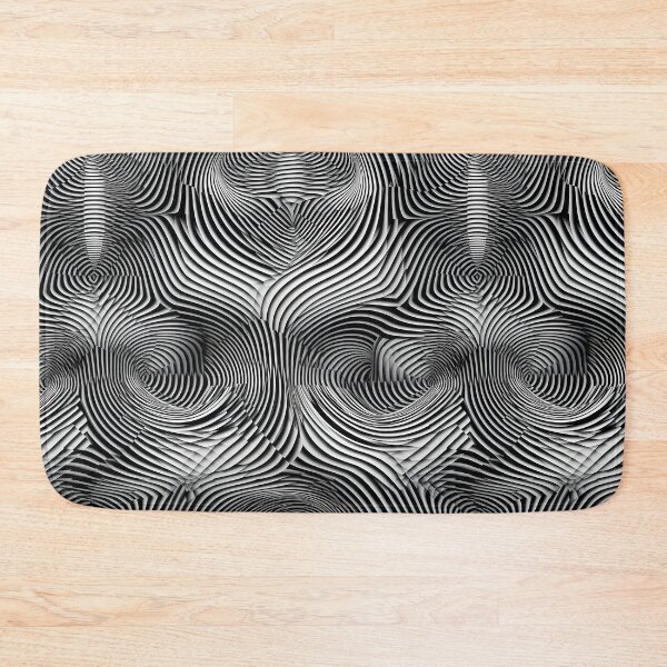 Item preview, Large Print Swirling Metallic Dreamscape Tetris Fusion | Seamless Pattern designed and sold by Adam Prettyjohns.