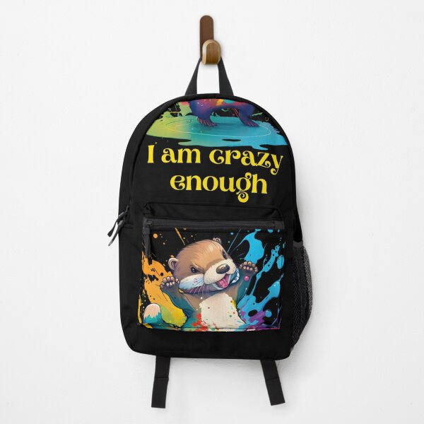 Item preview, I am crazy enough designed and sold by SmileOtter.