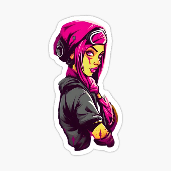 Xara Skatergirl Sticker