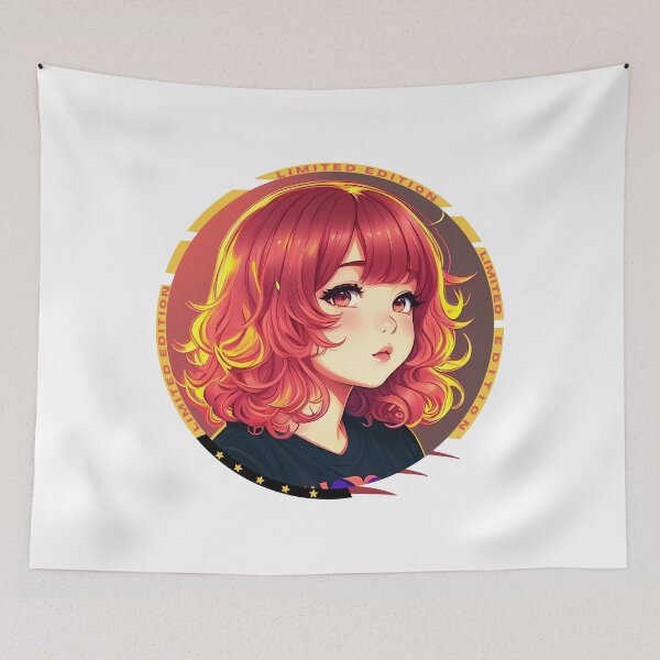 Item preview, Mugs, stickers, bags, quilts, and t-shirts with a design of a cute and beautiful anime girl designed and sold by relso.