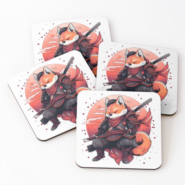 Item preview, chiba inu dog samurai style designed and sold by mydoglove.