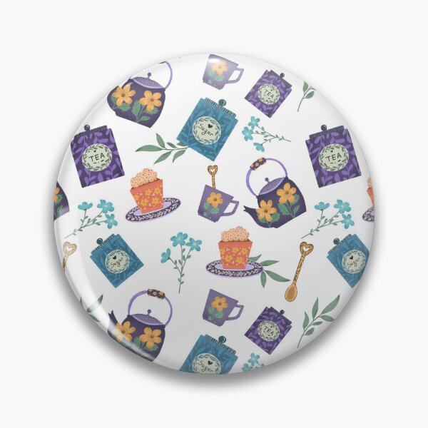Item preview, English tea party seamless pattern designed and sold by pinkyfish1010.