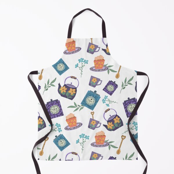 Item preview, English tea party seamless pattern designed and sold by pinkyfish1010.