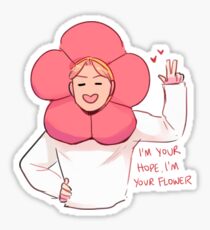 Pegatina BTS: HOBI FLOWER