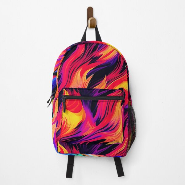 Item preview, Colorful Flames (red & blue) designed and sold by GammarayPrints.