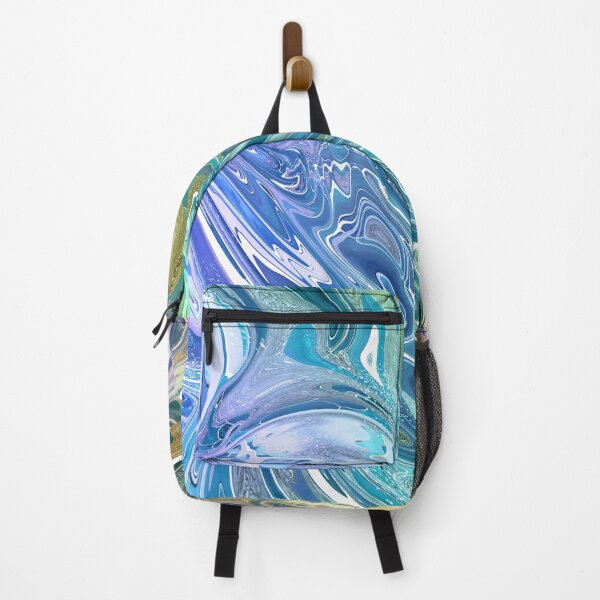 Item preview, Prism Blue & Purple Marble Pour designed and sold by tanyadraws.