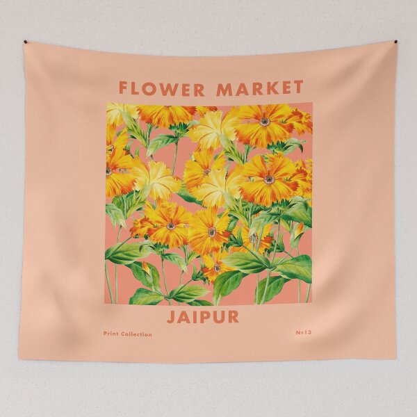 Item preview, Flower Market Jaipur India No.13 designed and sold by MaiZephyr.