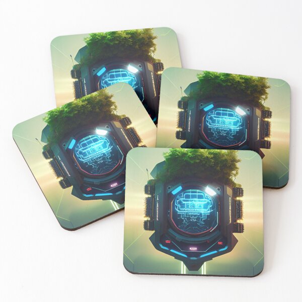 Item preview, Nature.exe #0055 Futuristic Technology with Plant Growth  designed and sold by GrumpyMrGrouper.