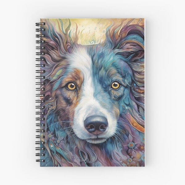 Item preview, Tribal Border Collie Dog Art 7 designed and sold by DiatomDesigns.