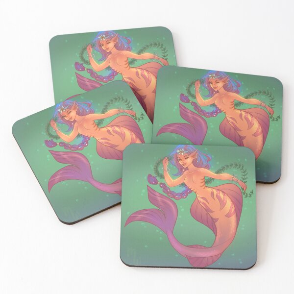 Item preview, Coral Mermaid designed and sold by Mollsie Wallsie.