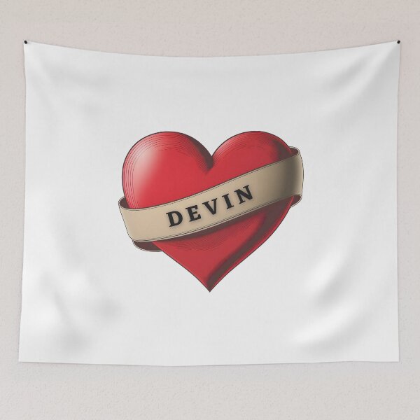 Item preview, Devin - Lovely Red Heart With a Ribbon designed and sold by Allifreyr.